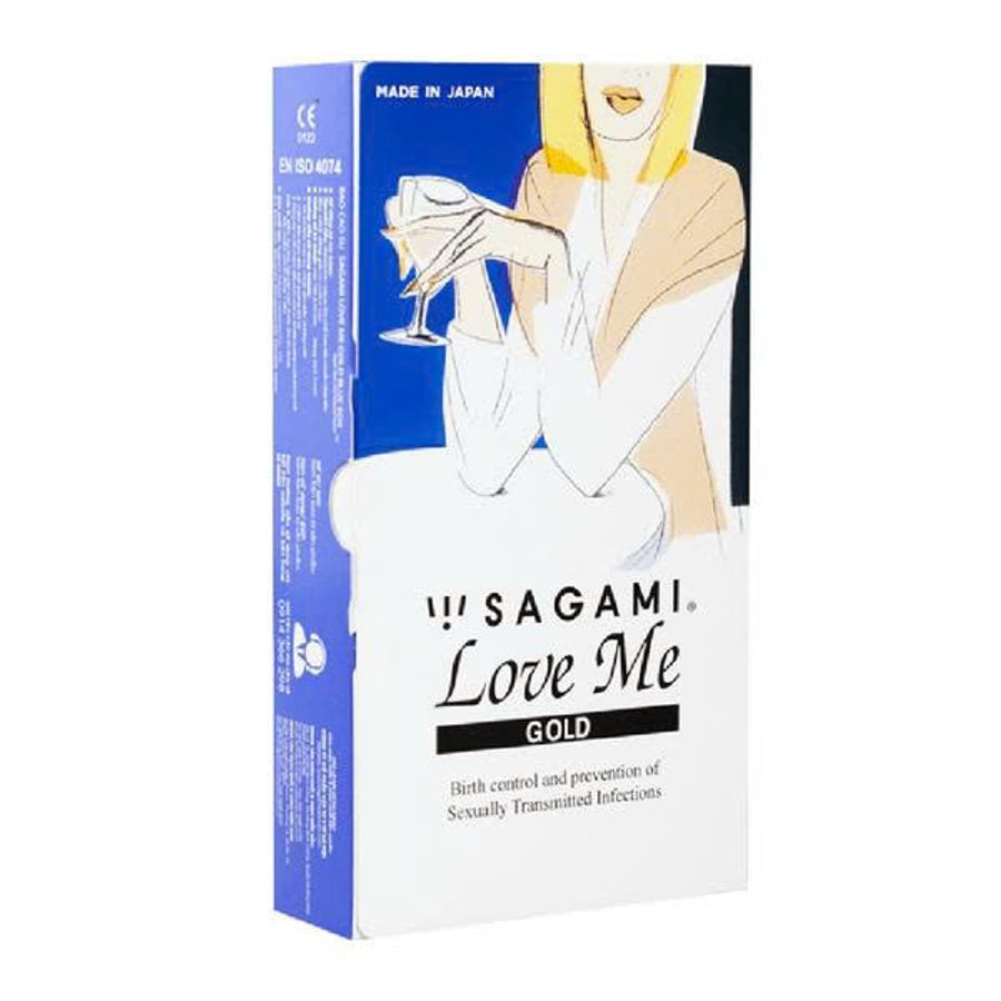Bao Cao Su Sagami Love Me Gold (Hộp 10) Chính Hãng 363077