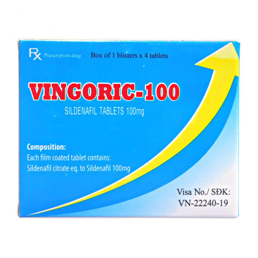 Viên uống hỗ trợ tăng cường sinh lí nam  Vingoic-100 Cian Healthcare