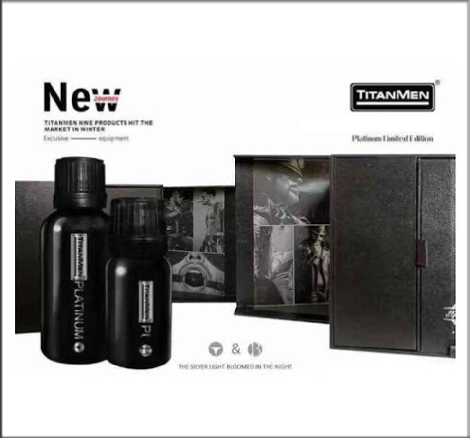 Set Hít Popper TitanMen Platinum Limited Edition 1 Lọ 40ml + 1 Lọ 15ml