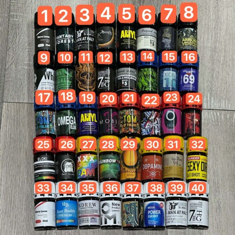 Popper 40ml Không Hộp nhiều mẫu