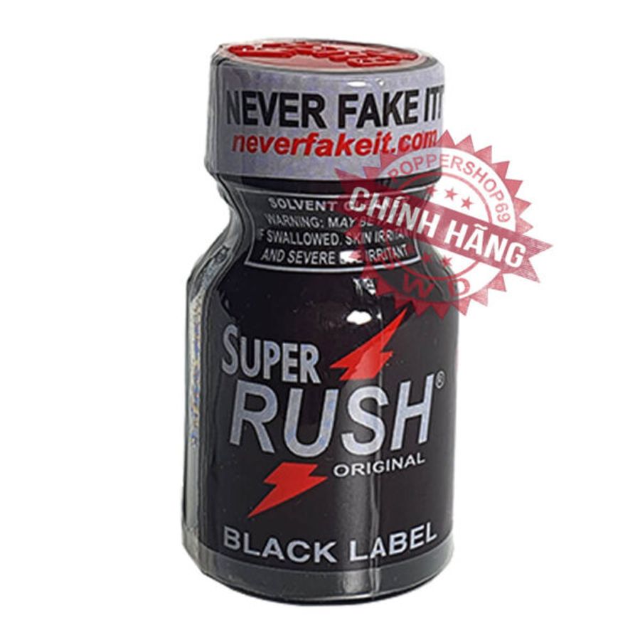 Chai hít Popper Super Rush Black Label Chính Hãng USA 10ml