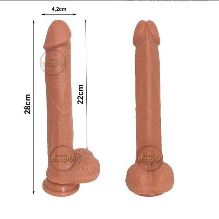 DV giả silicone dính tường 28cm Hỗ Trợ Tăng Khoái Cảm Nam Nữ Chính Hãng