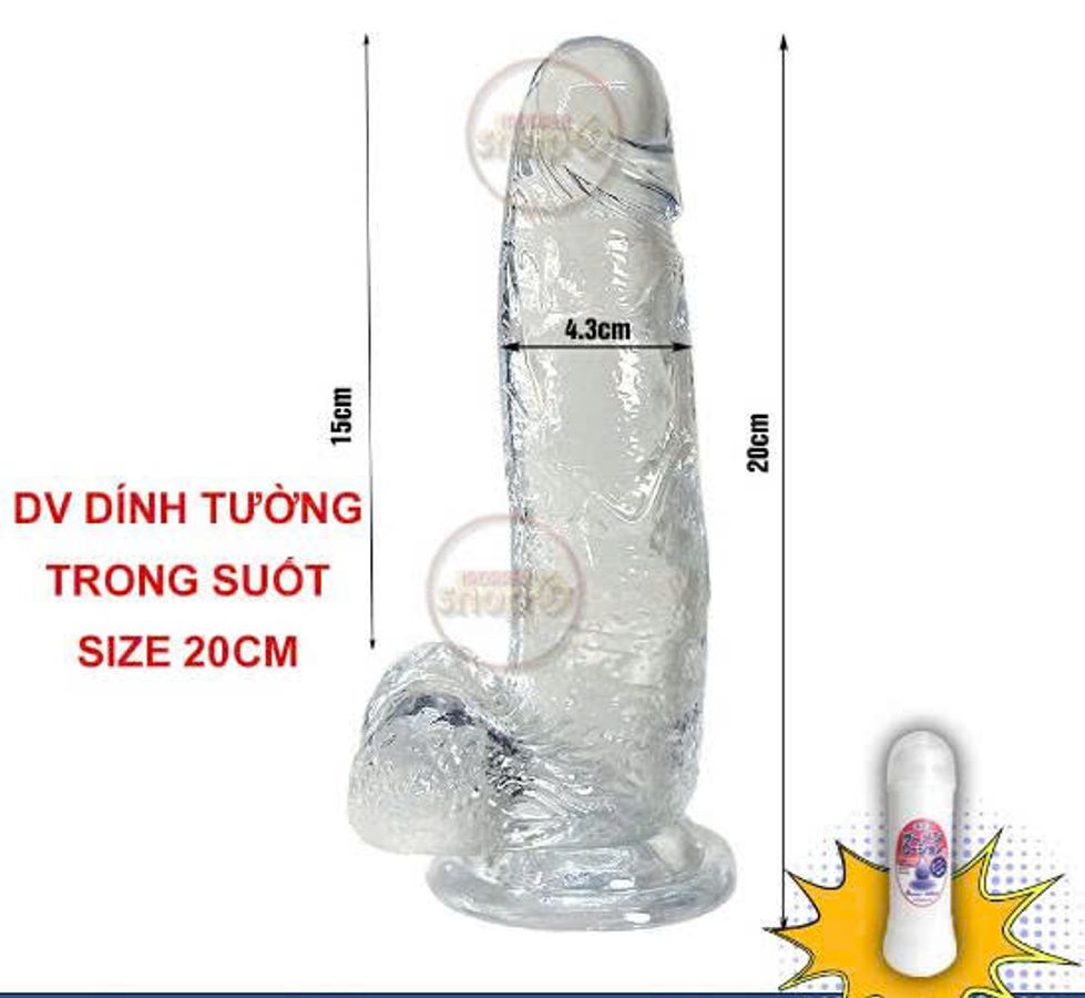 Dương Vật Giả Trong Suốt Cho Cảm Xúc Thăng Hoa Hỗ Trợ Tăng Khoái Cảm Nam Nữ Chính Hãng