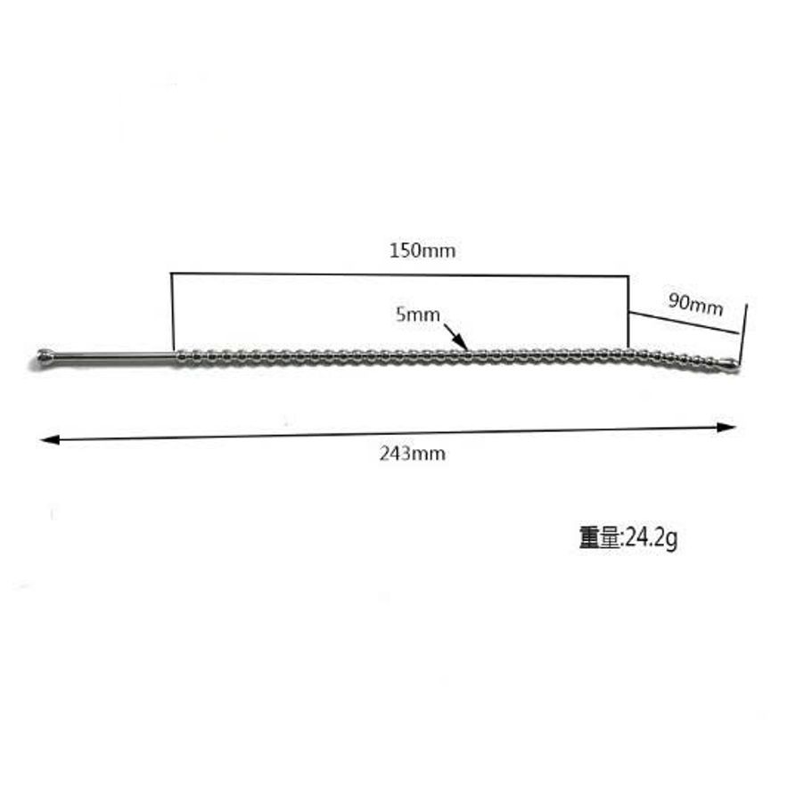 Cây Sounding Inox 24cm 5mm hạt tròn