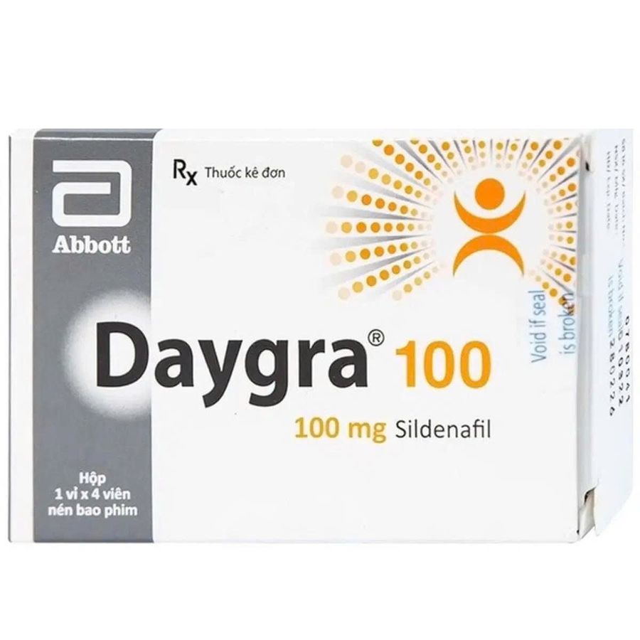 Viên uống hỗ trợ phái mạnh tăng bản lĩnh đàn ông Daygraa 100 hãng Abbott (Hộp 4 viên)