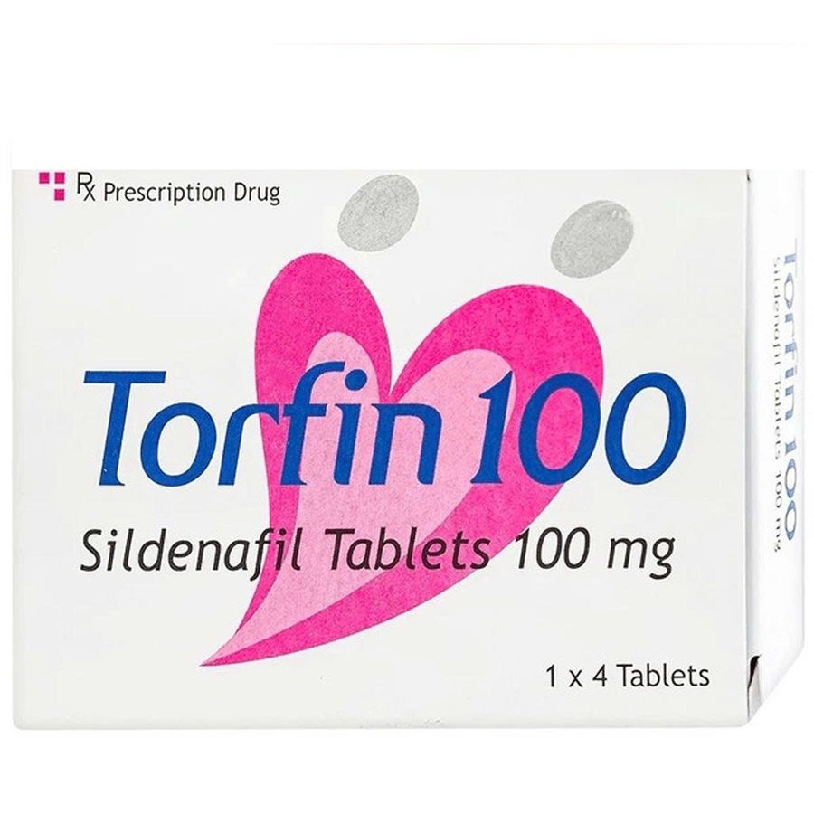 Viên uống hỗ trợ phái mạnh tăng bản lĩnh đàn ông Torfin 100mg - Chống Xuất Tinh Sớm (1 vỉ x 4 viên)