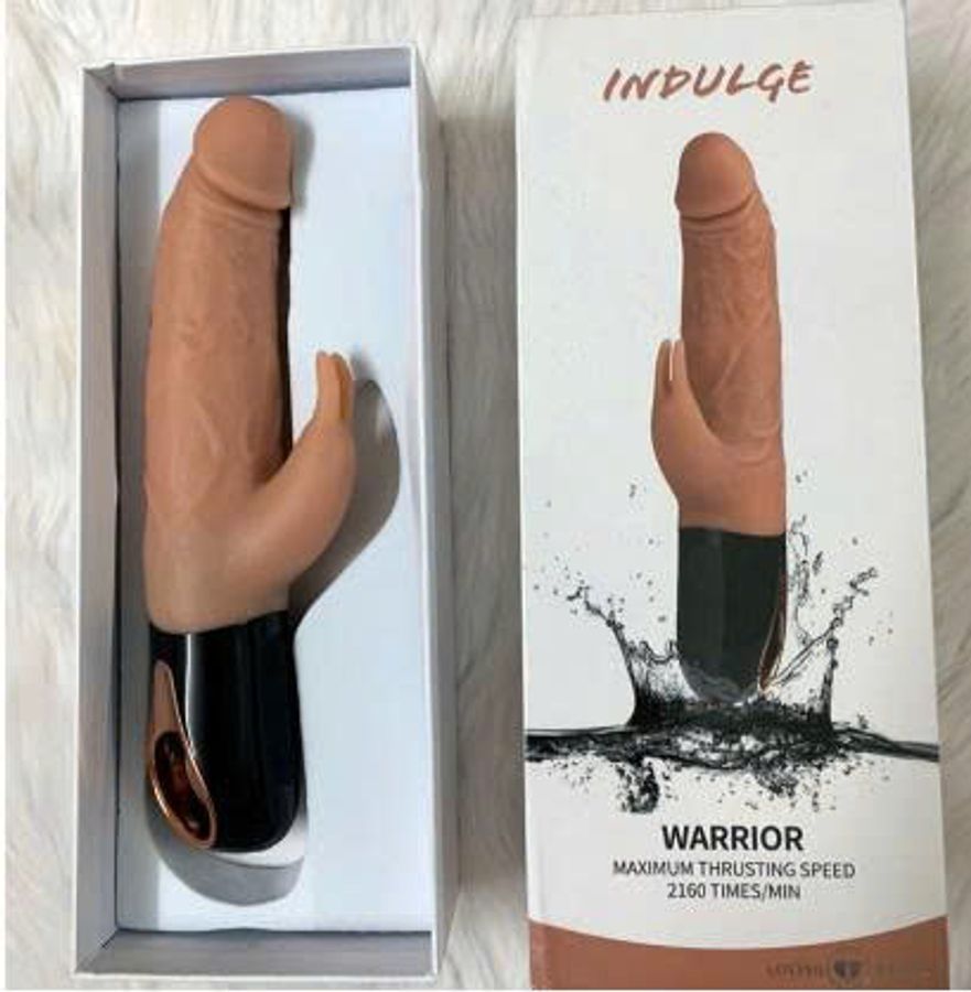 Dương vật giả rung thụt siêu mạnh có tỏa nhiệt