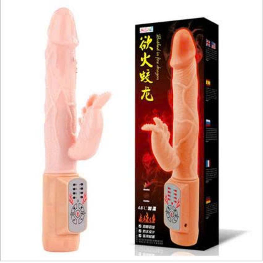 Dương Vật Giả Fire Dragon Rung Xoay Ngoáy Lắc Tỏa Nhiệt