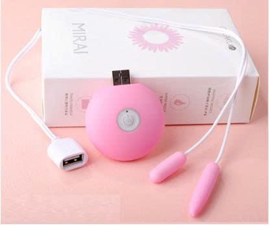 Trứng rung đôi mini Mirai cắm điện usb rung cực phê