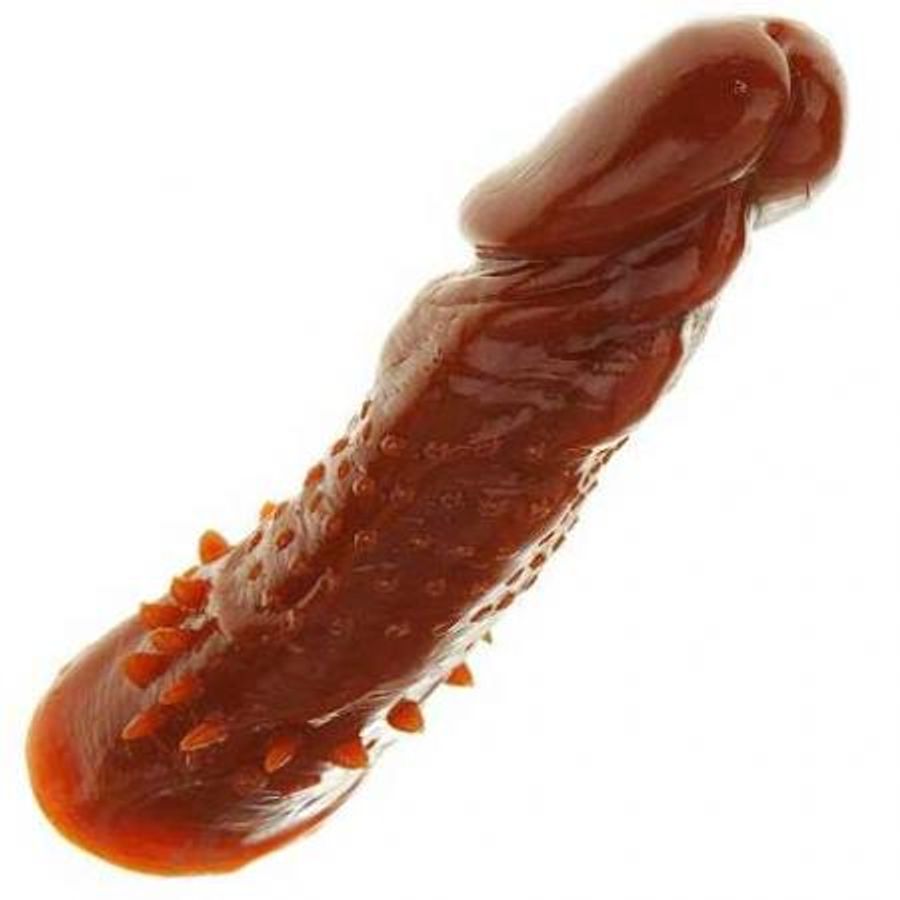 Bao cao su đôn dên khủng dẻo nâu