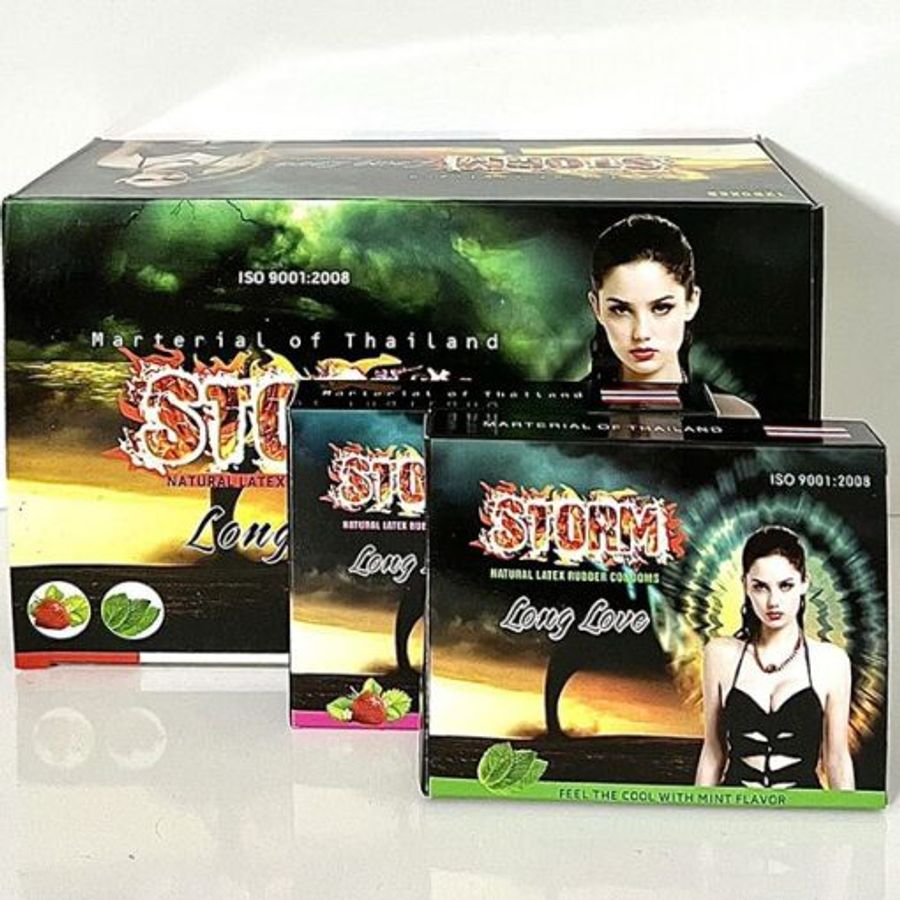 Bao cao su chống xuất tinh sớm Storm hộp 120 cái
