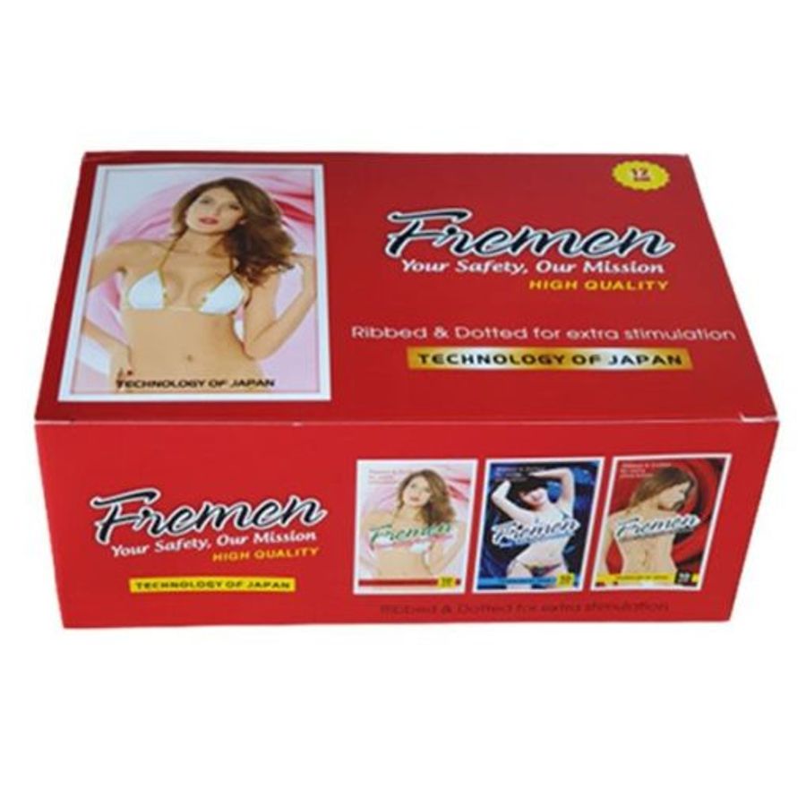 Bao cao su Fremen gân gai – hộp 120 cái