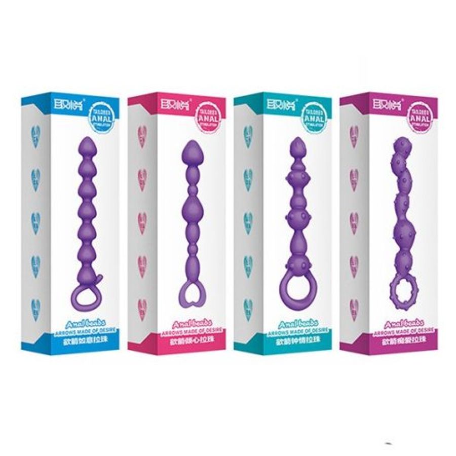 Dụng cụ massage hậu môn mini Anal Beads silicon 356987