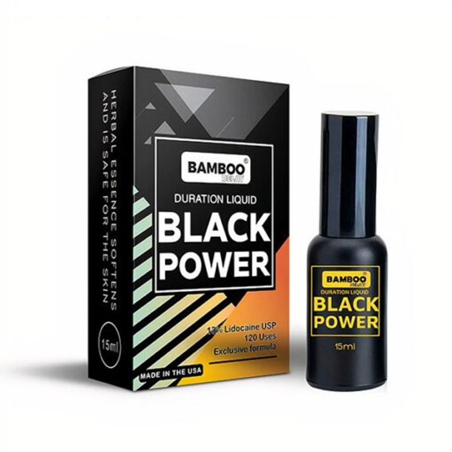 Chai xịt chống xuất tinh sớm Bamboo Black Power 15ml