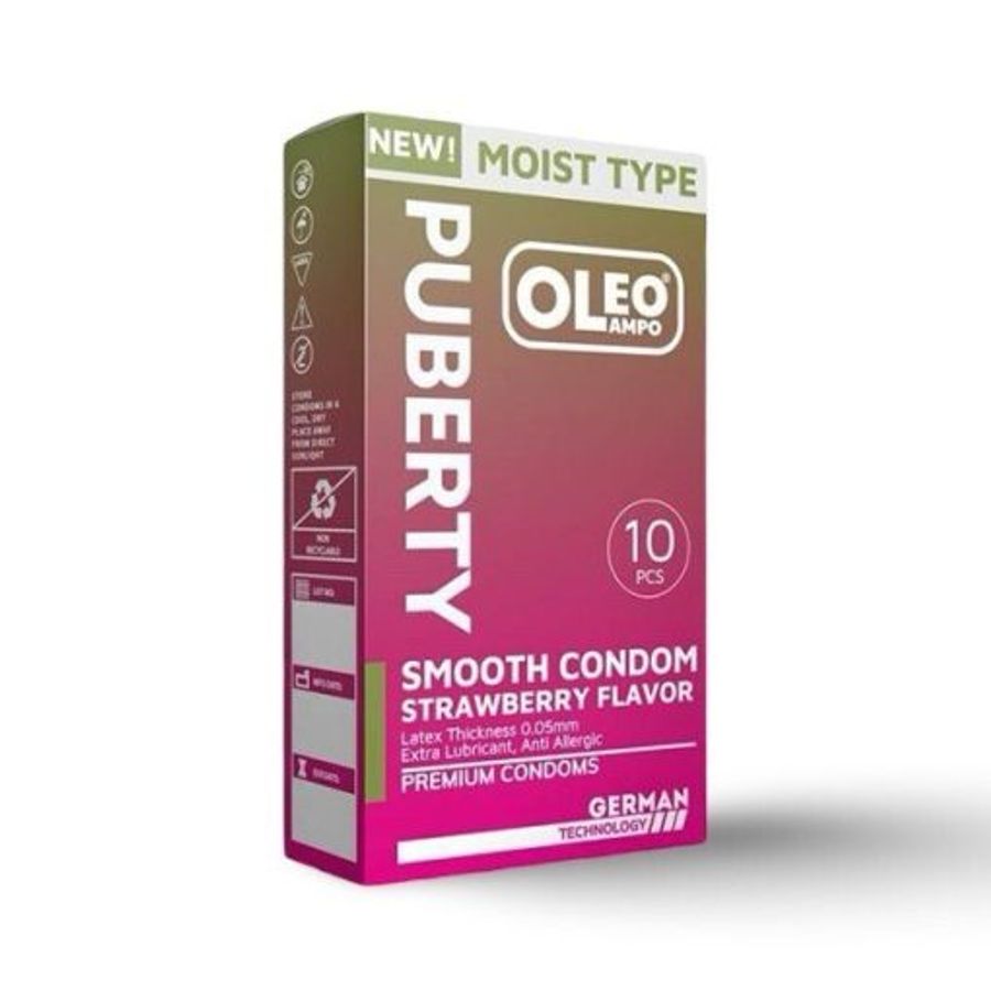 Bao cao su Oleo Lampo Puberty Moist Type