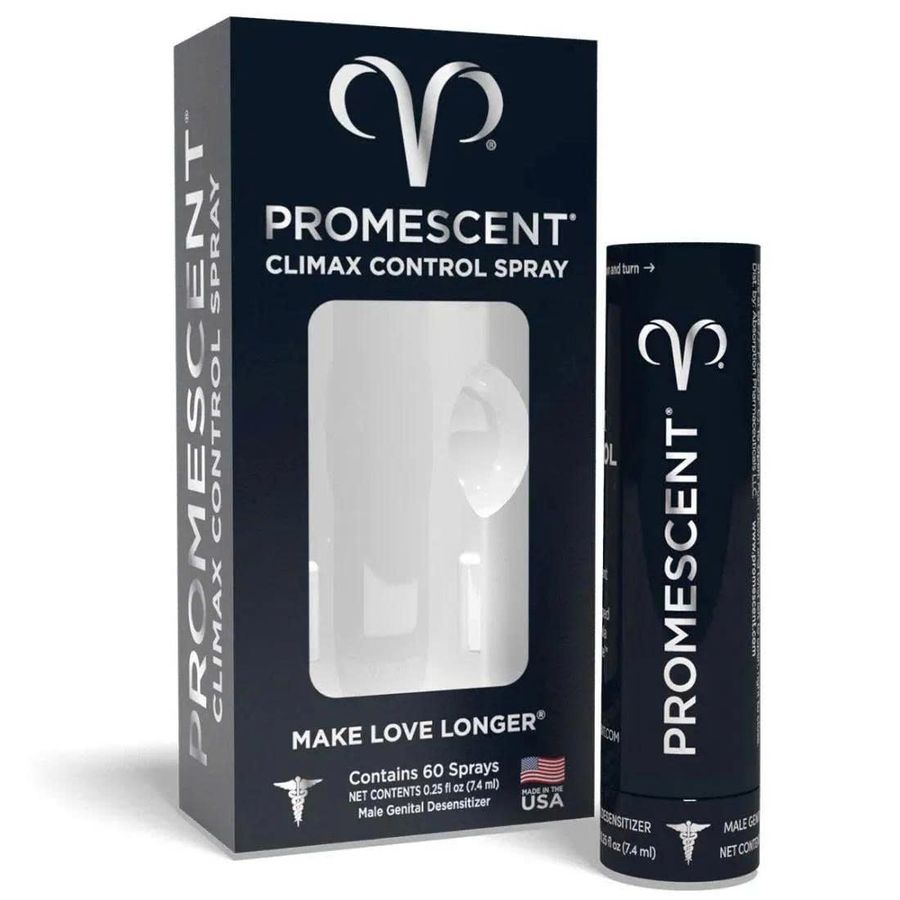 [Che Tên] Xịt Hỗ Trợ Lâu Ra  PROMESCENT CLIMAX CONTROL SPRAY 7.4ml Đê Mê Cuồng Nhiệt