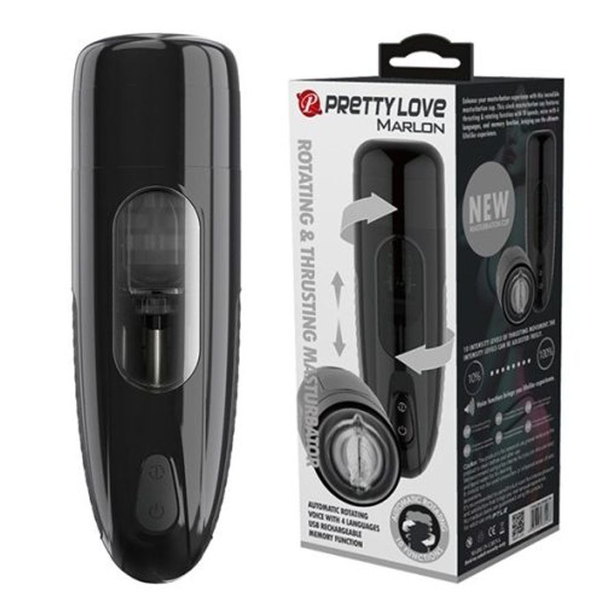 Máy thủ dâm tự động Prettylove Marlon co bóp rung rên