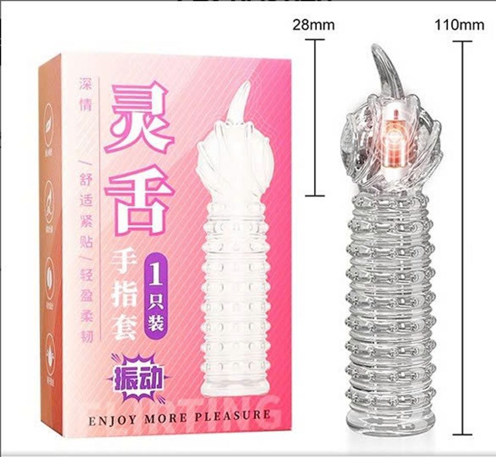 Bao Đôn Ngón Tay Cao Cấp JIYU Rung Móc Siêu Sướng