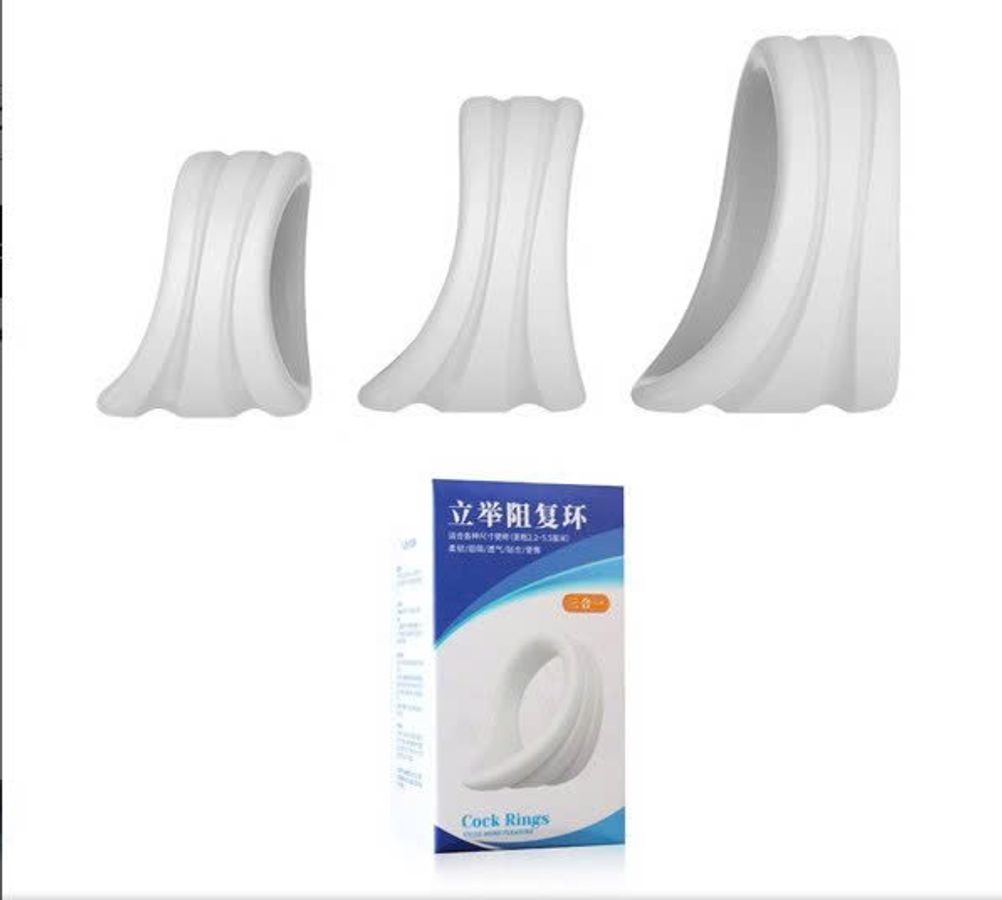 Vòng Đeo Đầu Khấc Chống Xuất Tinh Sớm YUEMIN (Bộ 3 Vòng)