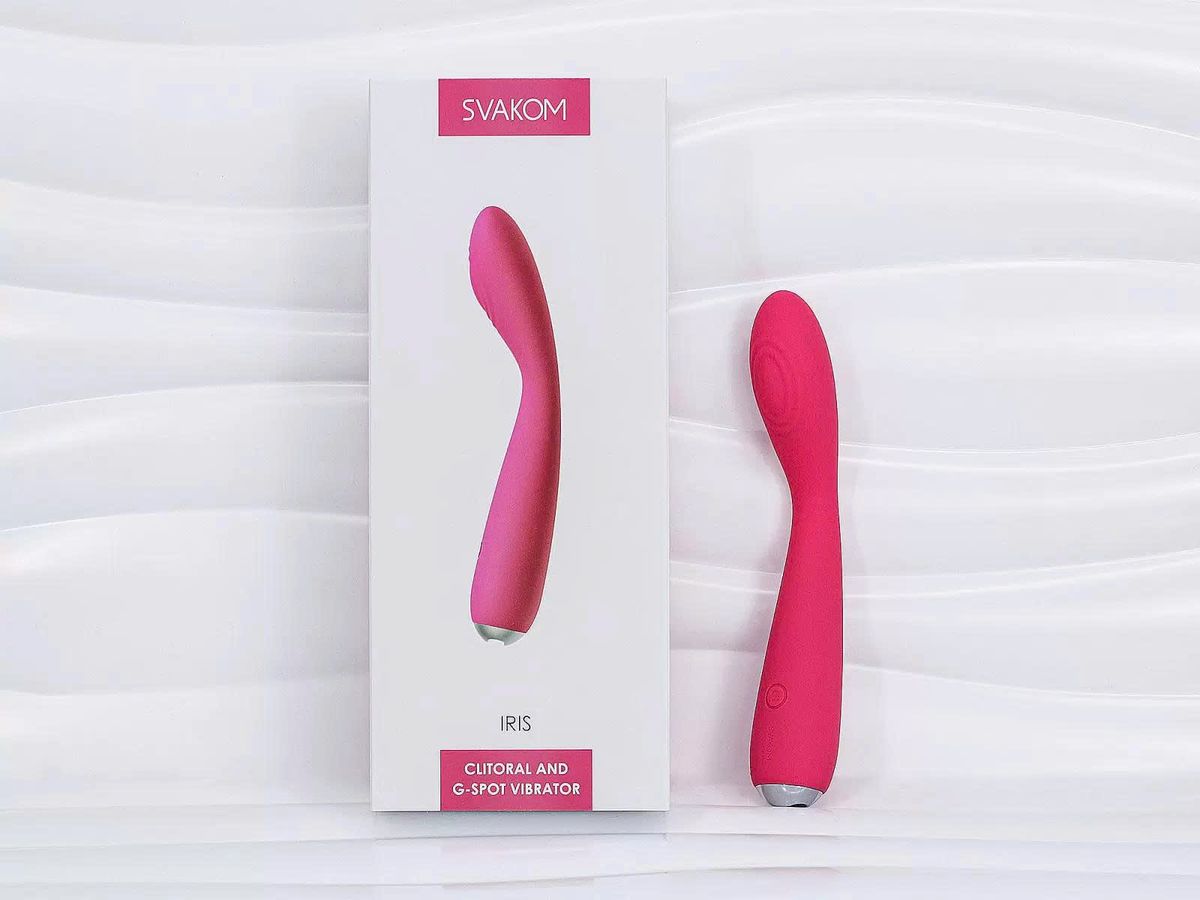 Máy massage ngón tay Svakom Iris 5 chế độ pin sạc nhập khẩu Mỹ