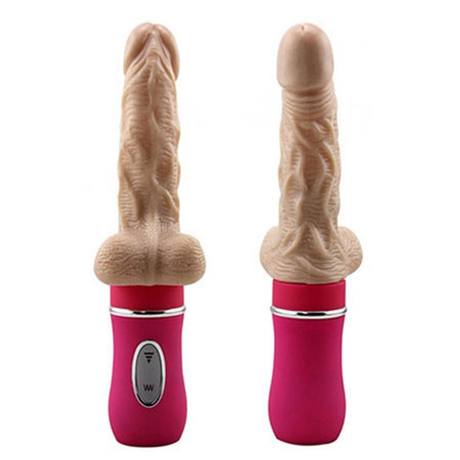 Dương vật giả Ailighter rung thụt 2 lớp da siêu chân thật