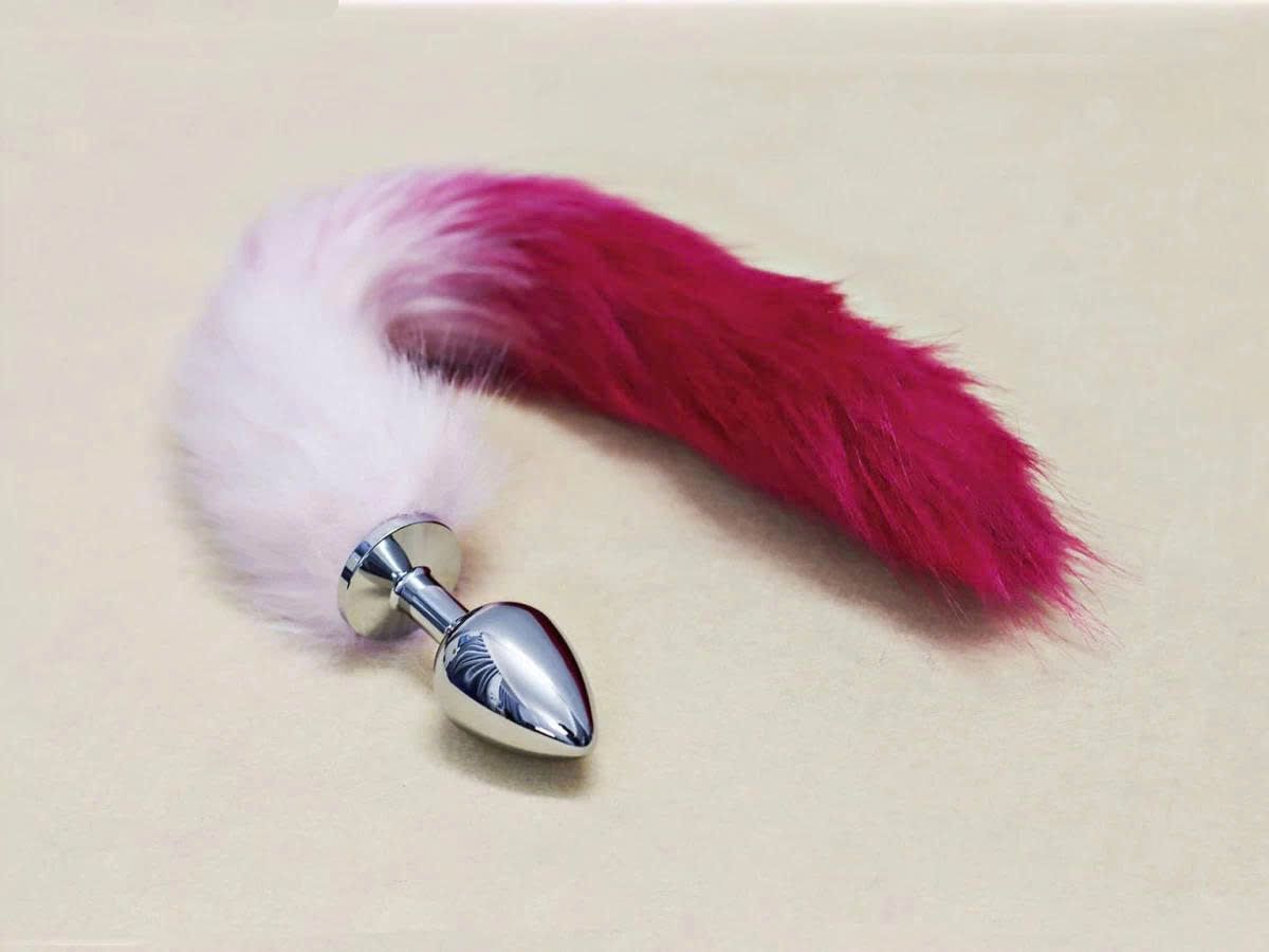 Dụng cụ kích thích hậu môn đuôi chồn hồng