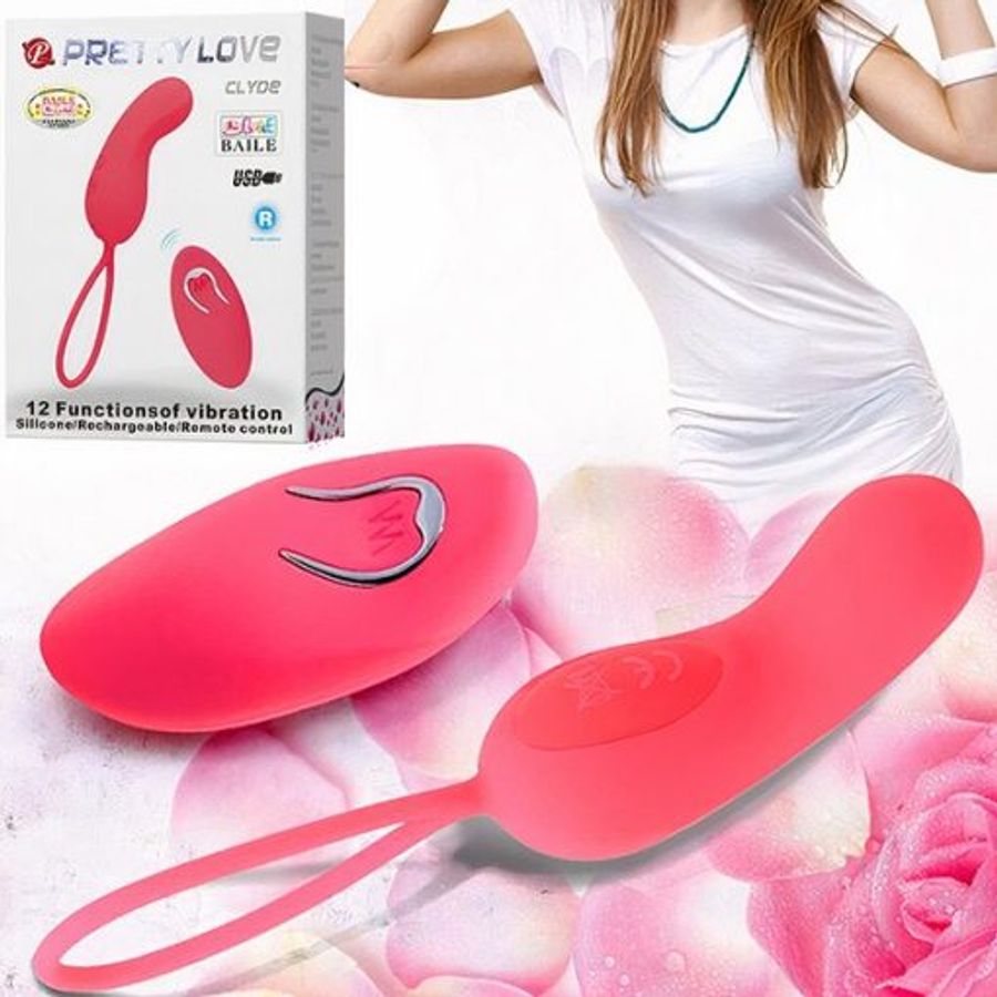 Trứng Rung Tình Yêu Pretty Love Clyde Không Dây, Sạc USB 355981