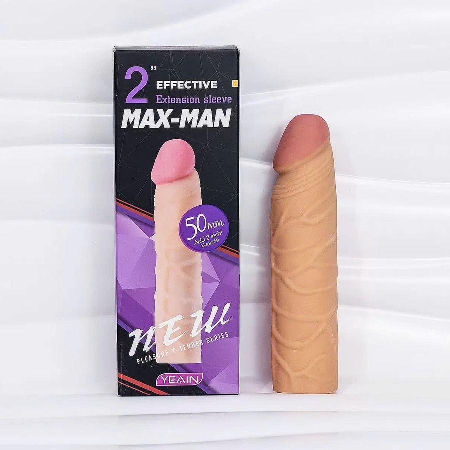 Bao cao su đôn dên Max Man đôn 5cm nhiều gân nổi