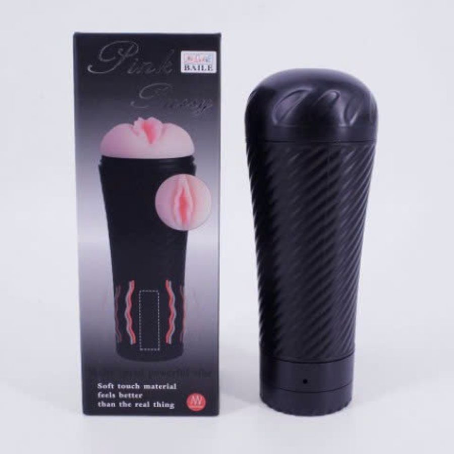 Âm đạo giả đèn pin Pink Pussy có rung 354961