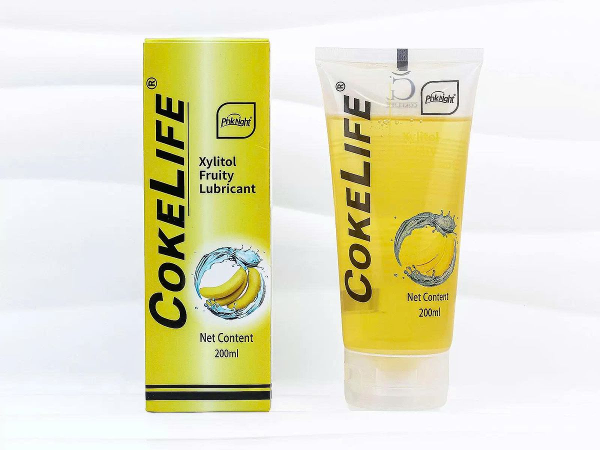 Gel bôi hương chuối COKELIFE Xylitol Fruity Lubricant 200ml 354542