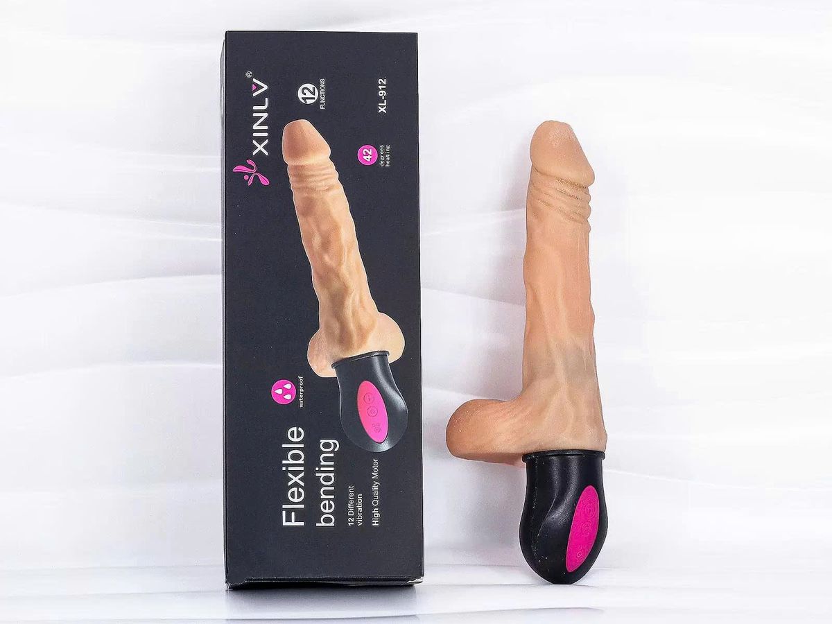 Dương vật giả đa năng XL-912 rung, phát nhiệt pin sạc
