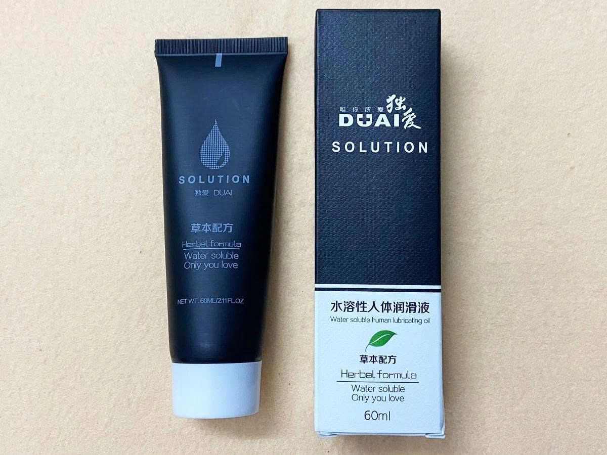 Gel bôi gốc nước nhẹ dịu Solution đen