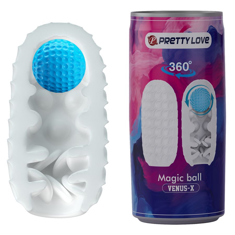 Cốc Thủ Dâm Xoay 360 Độ Hỗ Trợ Tăng Khoái Cảm Nam Nữ Pretty Love Magic ball VENUS-X Chính Hãng