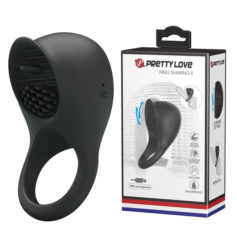 Vòng Đeo Rung Hỗ Trợ Tăng Khoái Cảm Nam Nữ Pretty Love Ring Shaking II Chính Hãng