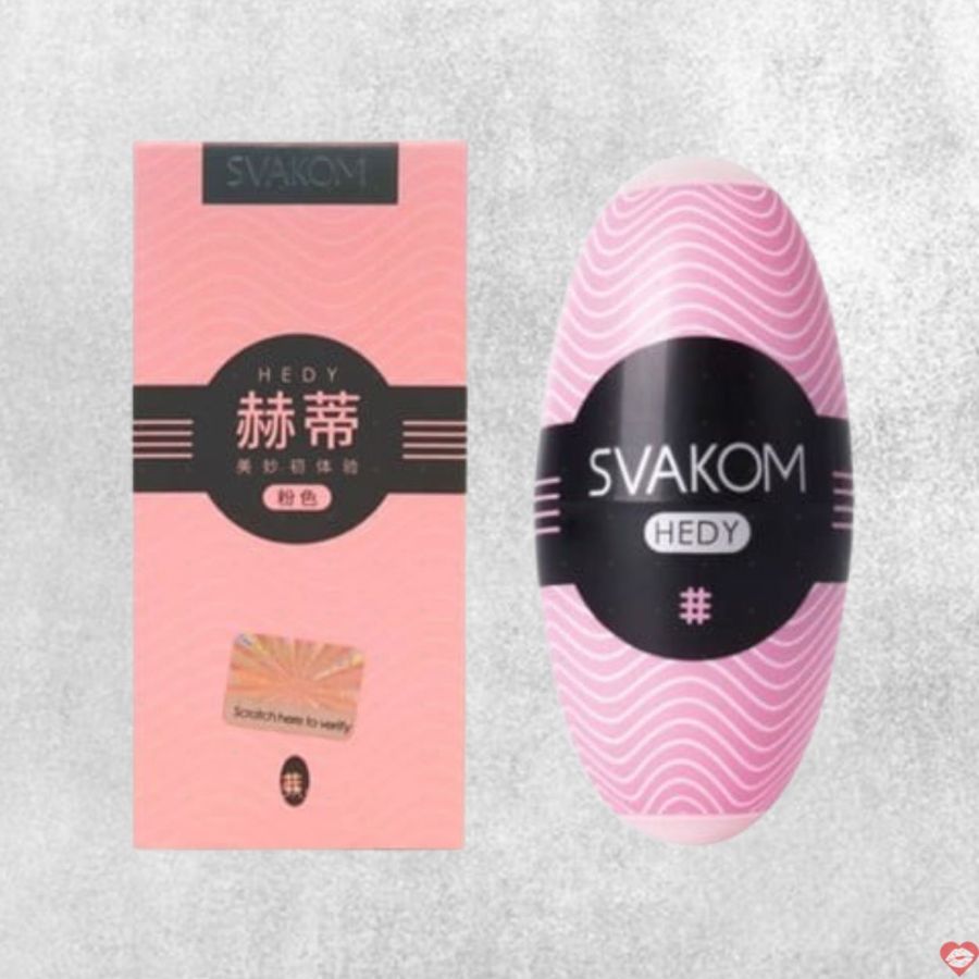 Âm đạo giả nhỏ gọn dạng trứng - Svakom Hedy Pink #