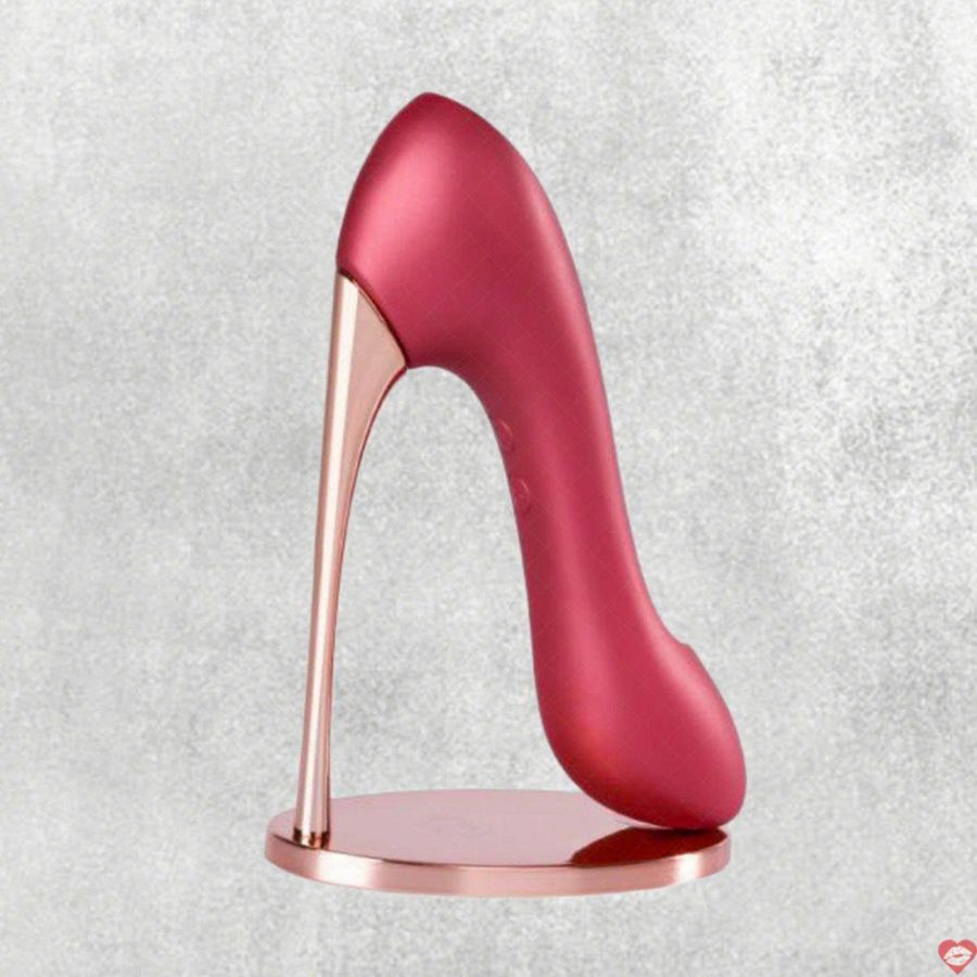 Máy Massage Hỗ Trợ Giải Tỏa Cho Nữ Svakom Hill 2 đầu rung bú hút mạnh giày cao gót