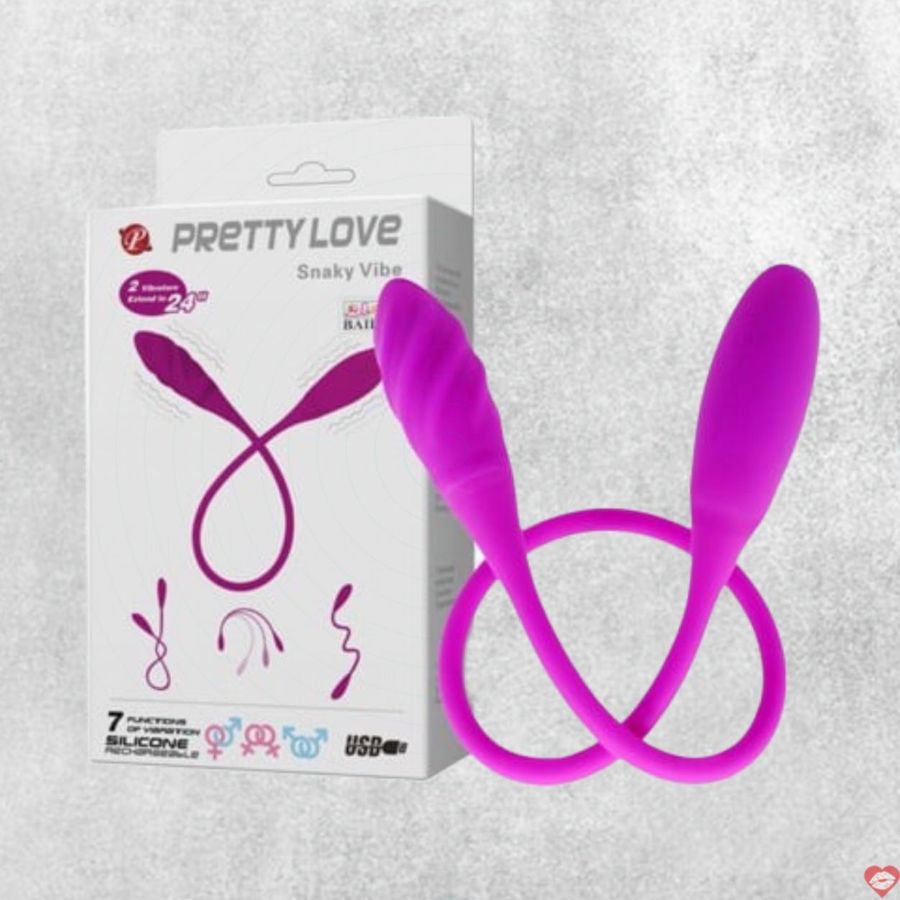 Trứng rung 2 đầu sạc 7 chế độ Pretty Love Snaky Vibe cao cấp