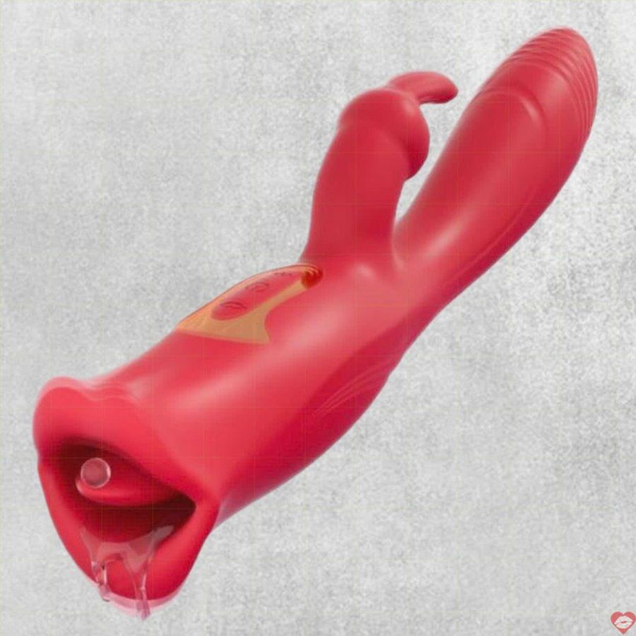 Que rung hai đầu kích thích rung điểm G miệng lưỡi liếm âm vật núm vú Chính Hãng