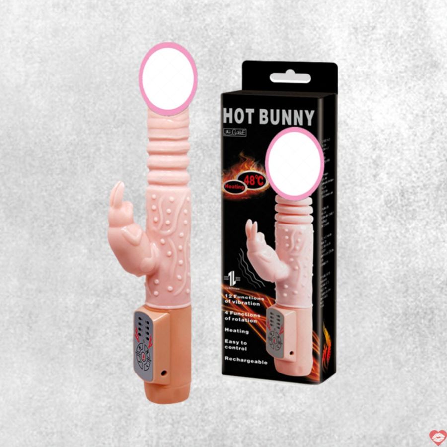 Dương vật giả rung thụt phát nhiệt Baile Hot Bunny cao cấp kích thích
