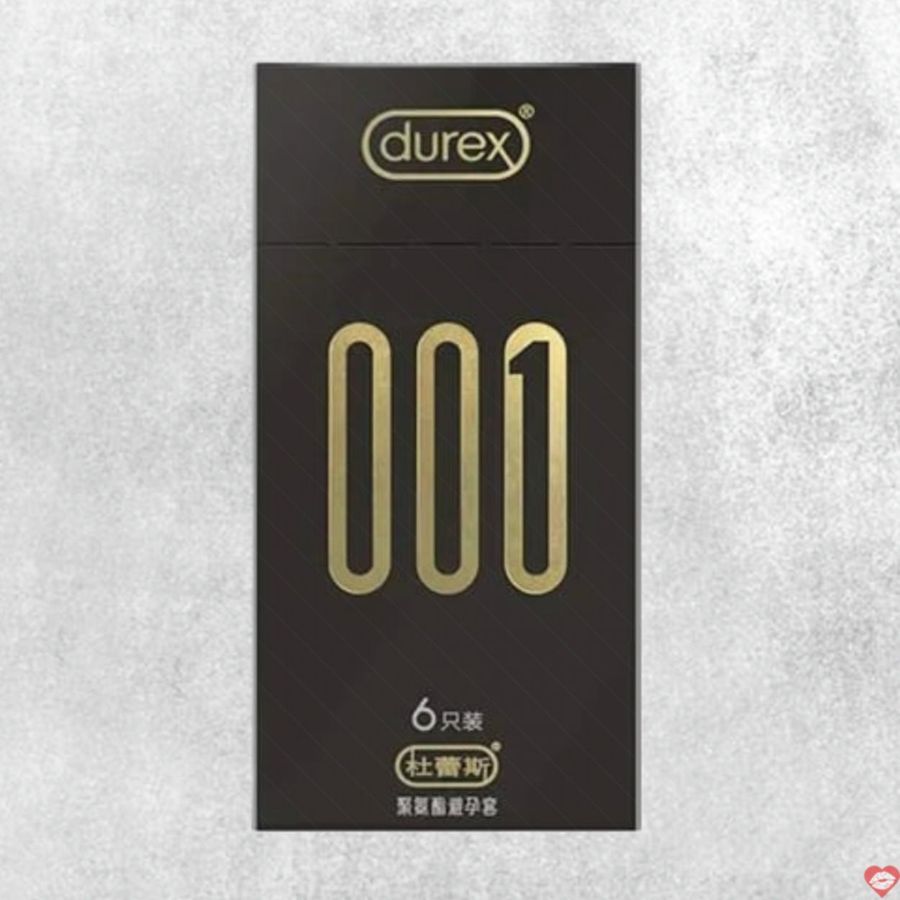 Bao cao su Durex 001 - Siêu mỏng 54mm - Hộp 6 cái 349299