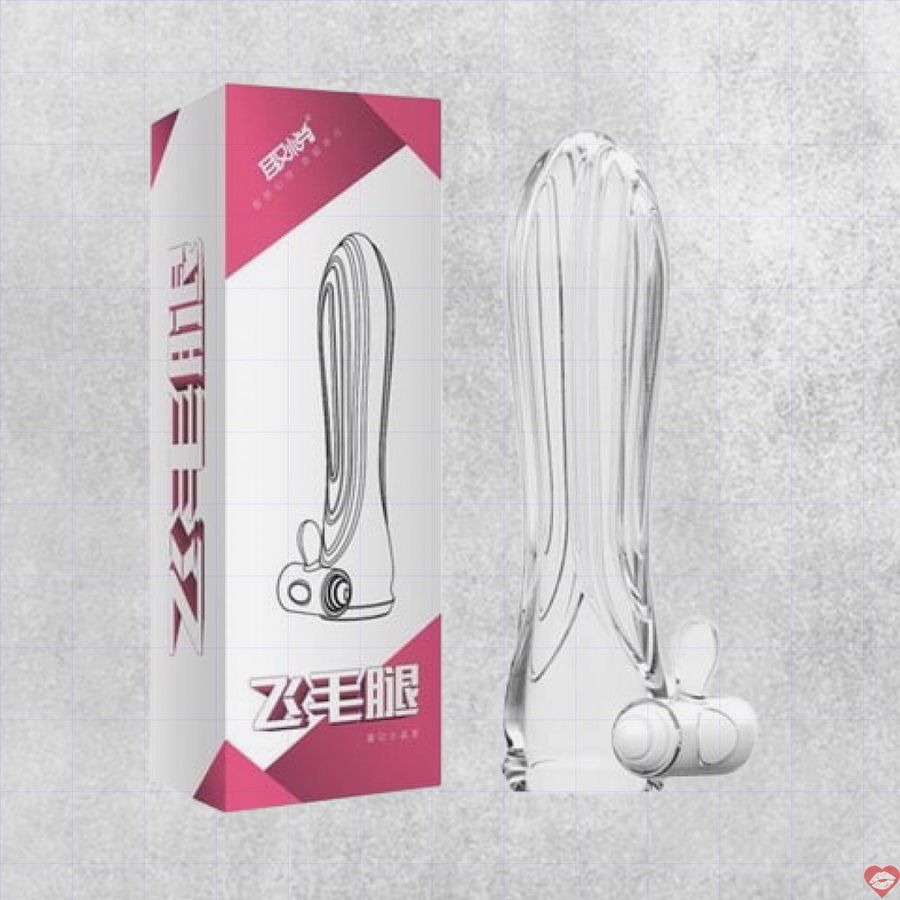 Bao cao su đôn dên rung siêu kích thích tăng khoái cảm Aichao Hồng 349295