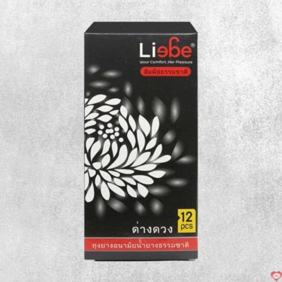 Bao cao su Liebe Gai nổi lớn Hộp 12 cái Kích thích mạnh