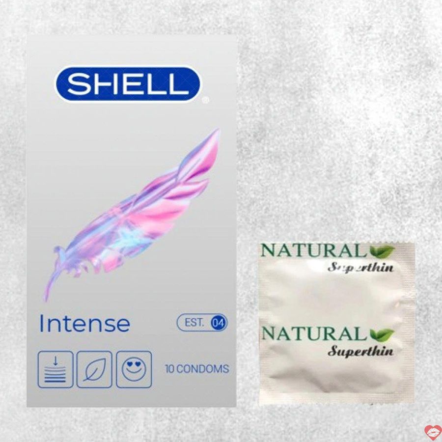 BCS Shell Intense siêu mỏng 0.04mm hộp 10 cái bảo vệ