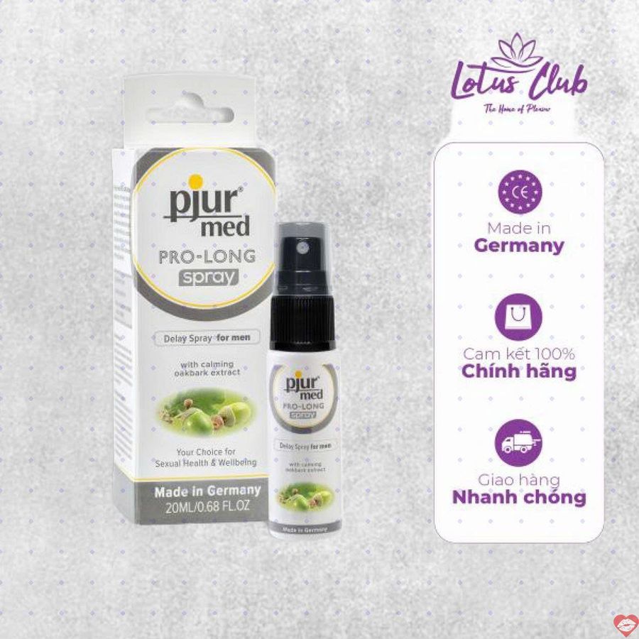 Chai Xịt Pjur Med Prolong 20ml Đức Chống Xuất Tinh Sớm Hiệu Quả