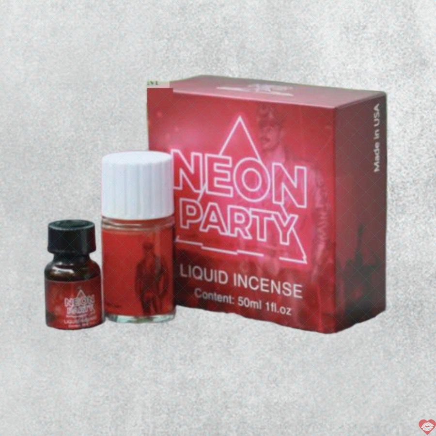 Combo Nước Hoa popper dạ quang Neon Party Đỏ 50ml chính hãng Mỹ
