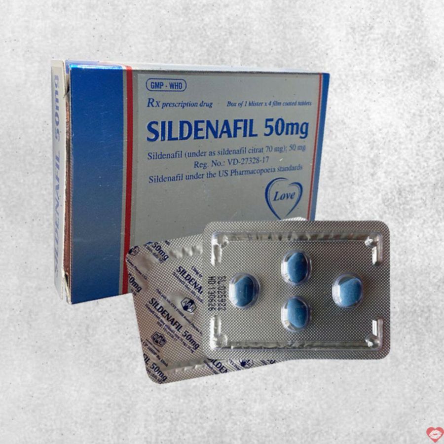 Viên uống hỗ trợ phái mạnh tăng bản lĩnh đàn ông 50mg 4 Viên kéo dài thời gian quan hệ