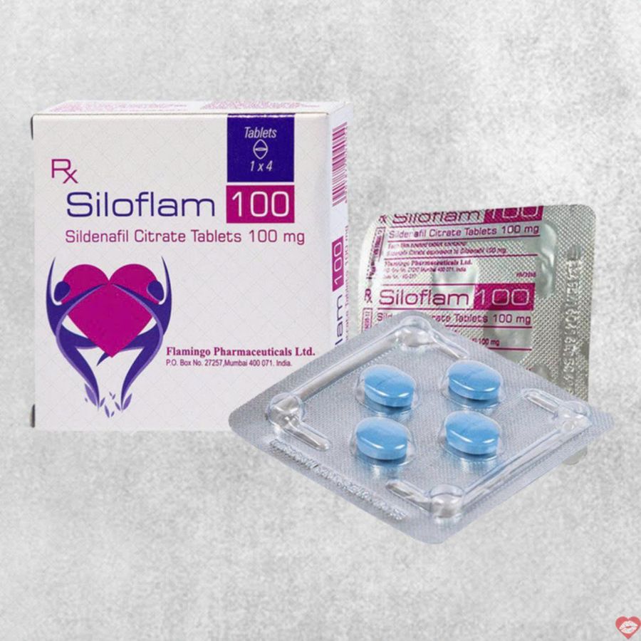 Viên uống hỗ trợ phái mạnh tăng bản lĩnh đàn ông Siloflam 100mg 4 Viên