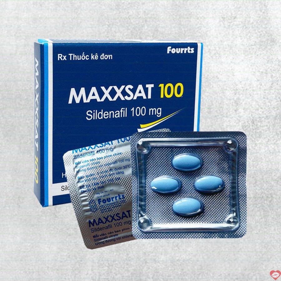 Viên uống hỗ trợ phái mạnh tăng bản lĩnh đàn ông Maxxsat 100mg 4 Viên