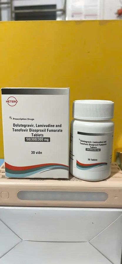 Viên uống ARV/PEP72.H loại HETERO dòng TLD viên màu Cam 1 lọ 30 viên