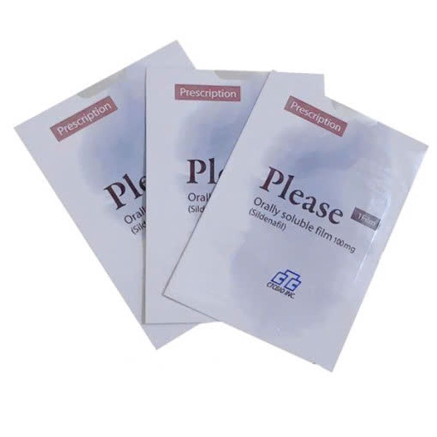 [ 1 viên ] Kẹo ngậm hỗ trợ sinh lí phái mạnh Tem Ngậm Please 100mg Hàn Quốc 